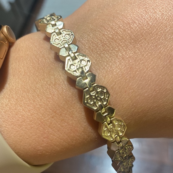 Kendra Scott Gold and Platinum Drusy Tara Bracelet - Picture 5 of 5